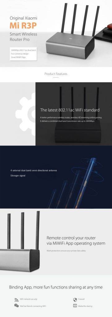 Xiaomi mi wi-fi router pro (r3p) роутер wifi — купить, цена и характеристики, отзывы