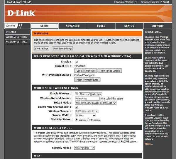 Настройка d-link dir-615. подробная инструкция по настройке wi-fi роутера