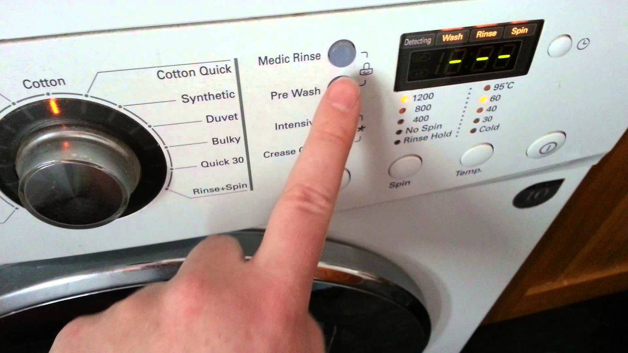 Что значит ошибка с кодом oe на стиральной машине lg