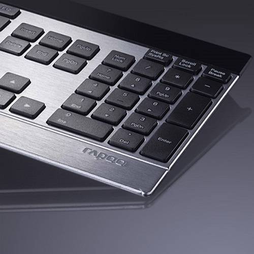 Клавиатура rapoo wireless ultra-slim touch keyboard silver (e9270p)