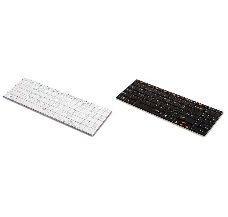 Клавиатура rapoo ultra-slim touch e9270p (чёрный) купить за 3560 руб в екатеринбурге, видео обзоры и характеристики - sku3787885