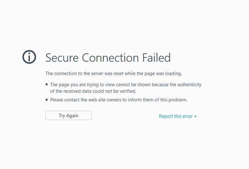Методы решения ошибки internet connection error в браузере
