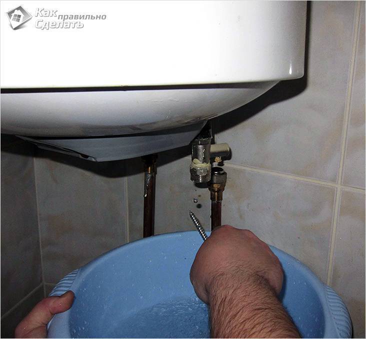 Как слить воду с бойлера - инструкция