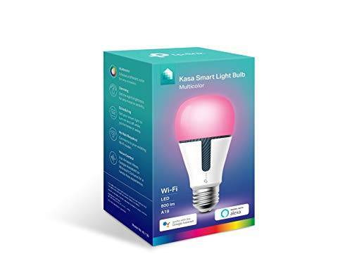 Kasa smart lb100 dimmable led wifi 800lb tunable, smart bulb, 50w equivalent, soft warm white - - amazon.com