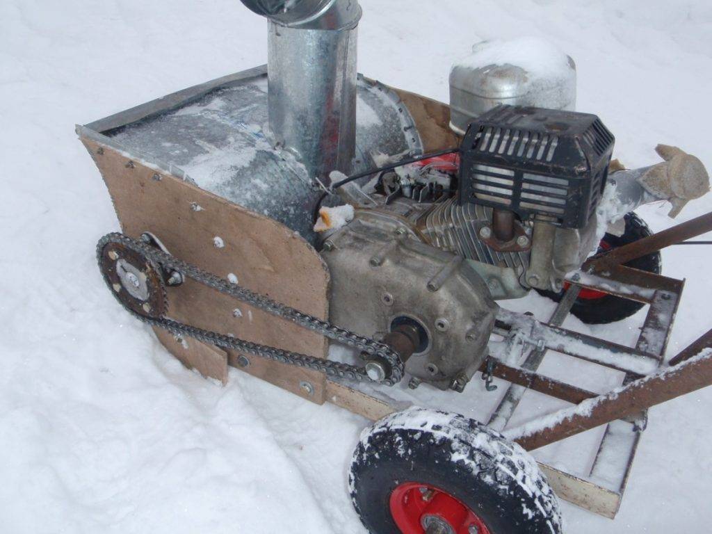 Сборка самодельного снегоуборщика из бензопилы: что нужно для сборки машины своими руками