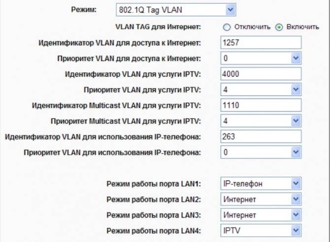 Настройка IPTV На Роутере TP-Link — Ростелеком (VLAN ID), Билайн и Другие