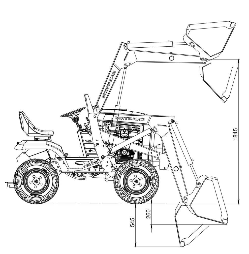 Как сделать мини-трактор и навесное оборудование своими руками