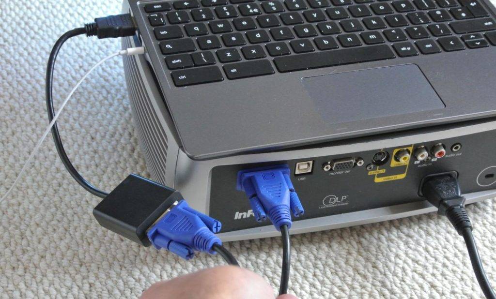 Как подключить компьютер к ноутбуку вместо монитора