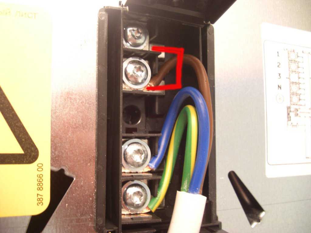 Подключение индукционной варочной панели к сети