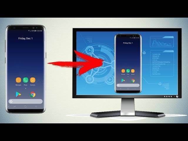 Как отобразить экран телефона на компьютере с windows 10