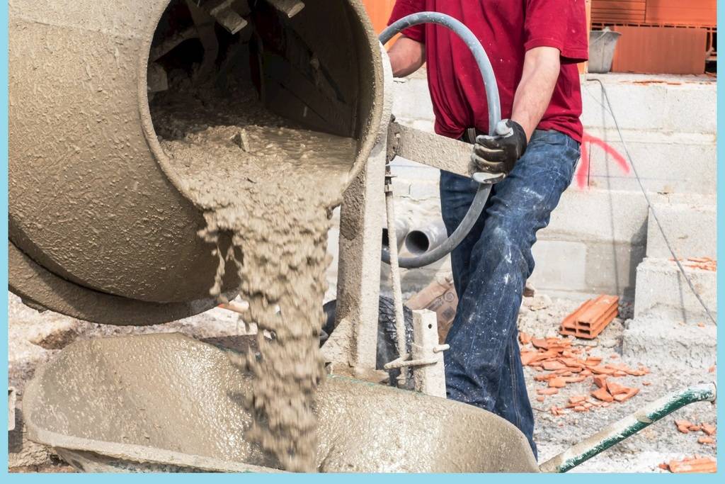 Как очистить (отмыть) бетономешалку от застывшего бетона