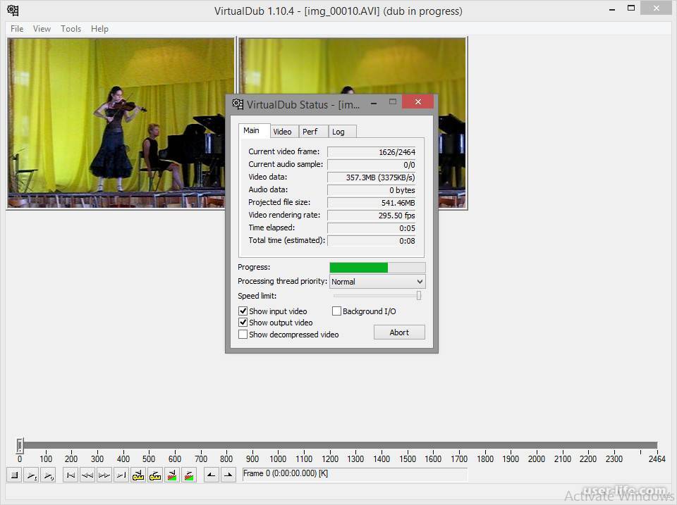 Virtualdub - программа для редактирования видео