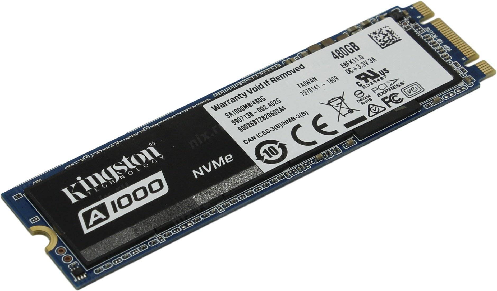 M 2 2280. SSD 500gb Kingston nv1, m.2, read 2100 MB/S, write 1700 MB/S, PCIE 3.0, TLC.