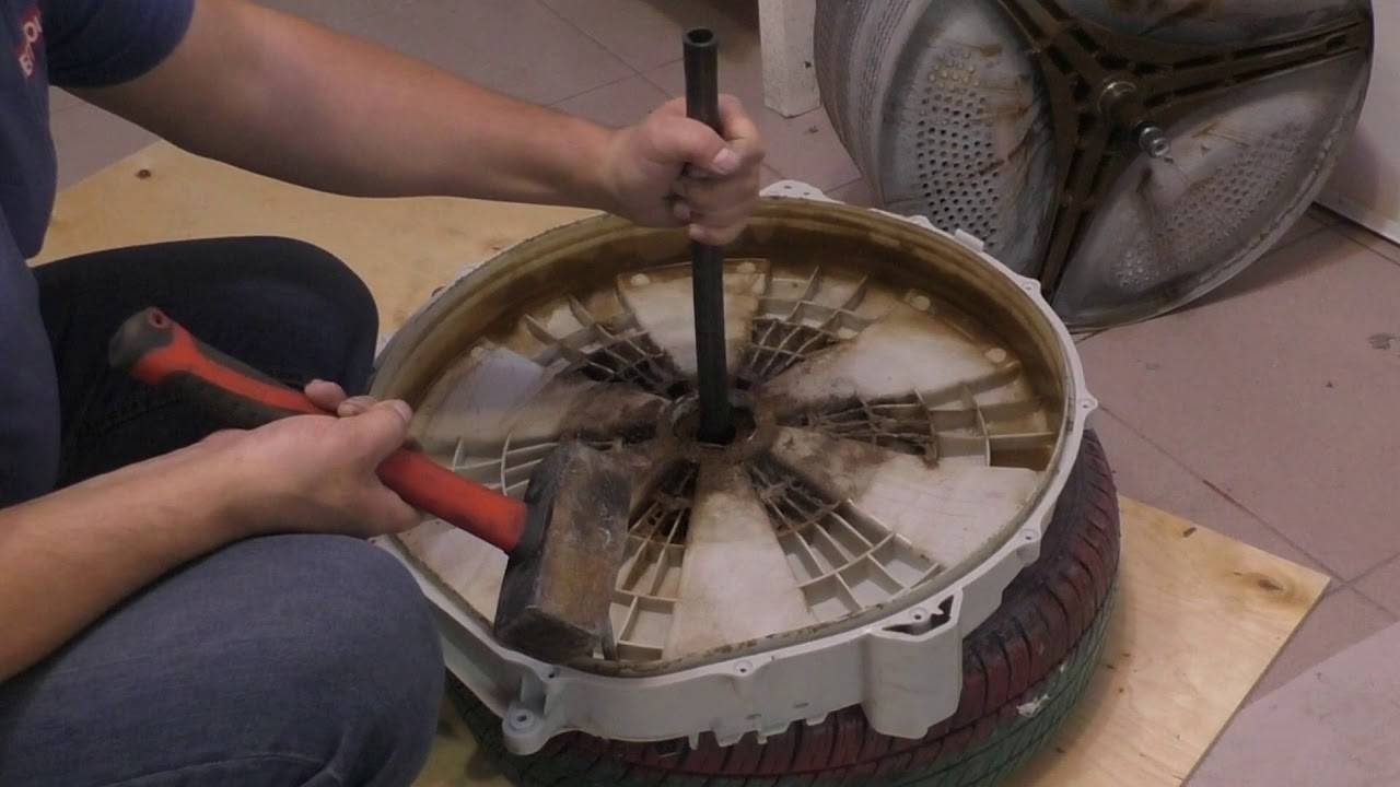 Инструкция по извлечению барабана стиральной машины