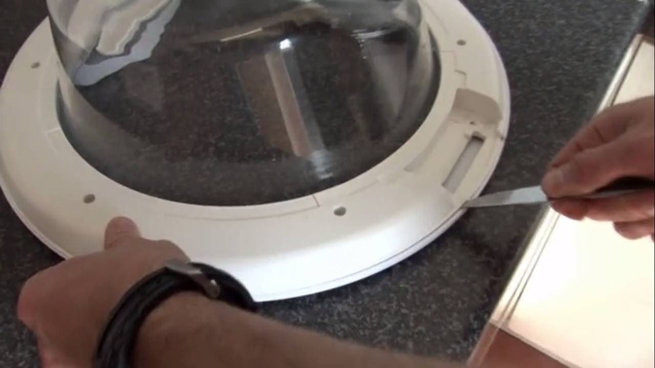 Замена крышки стиральной машины