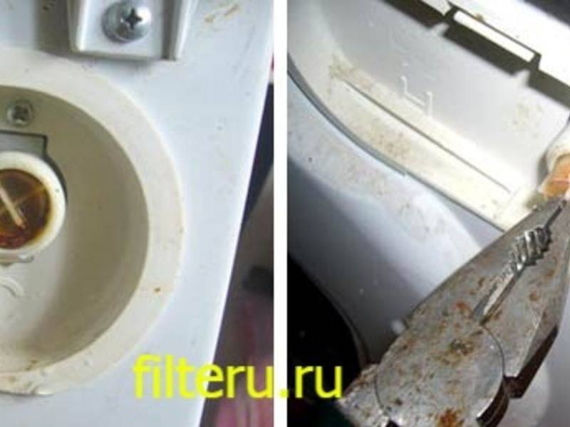 Как почистить фильтр в стиральной машине индезит?