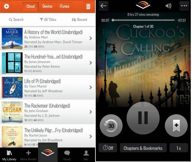 Приложения для прослушивания аудиокниг на андроид