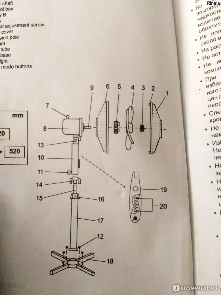 Как собрать напольный вентилятор инструкция по шагово с фото