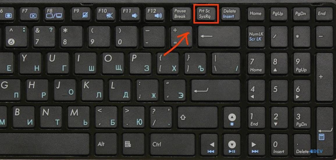 Как сделать скриншот на ноутбуке: при помощи клавиш