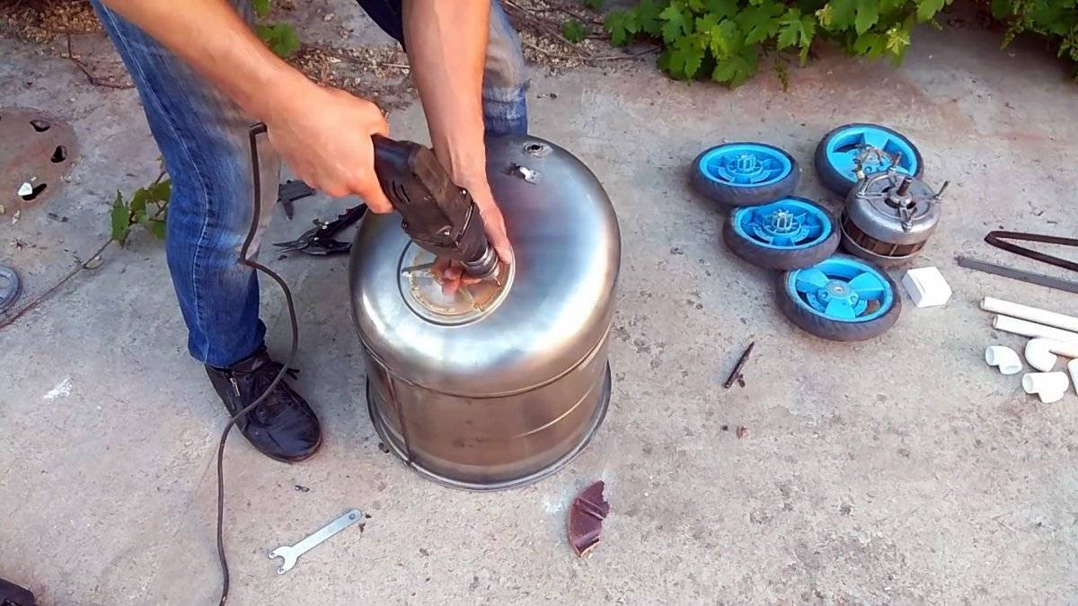 Газонокосилка своими руками из стиральной машины: пошаговая инструкция по изготовлению