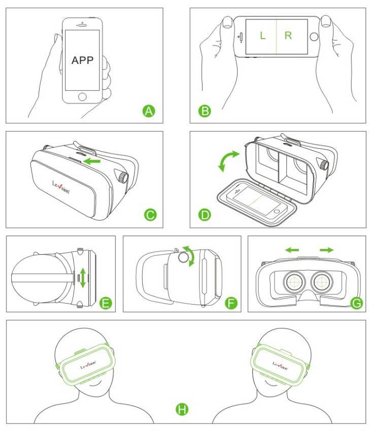 Как пользоваться очками виртуальной реальности для смартфона. подключение и настройка vr box 2 для смартфона