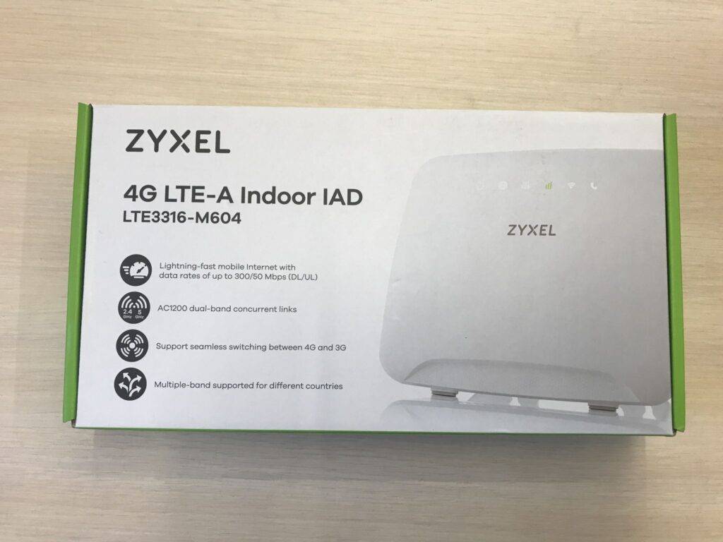 WiFi Роутер Zyxel LTE3316-M604 — Офисный Интернет в Частном Доме