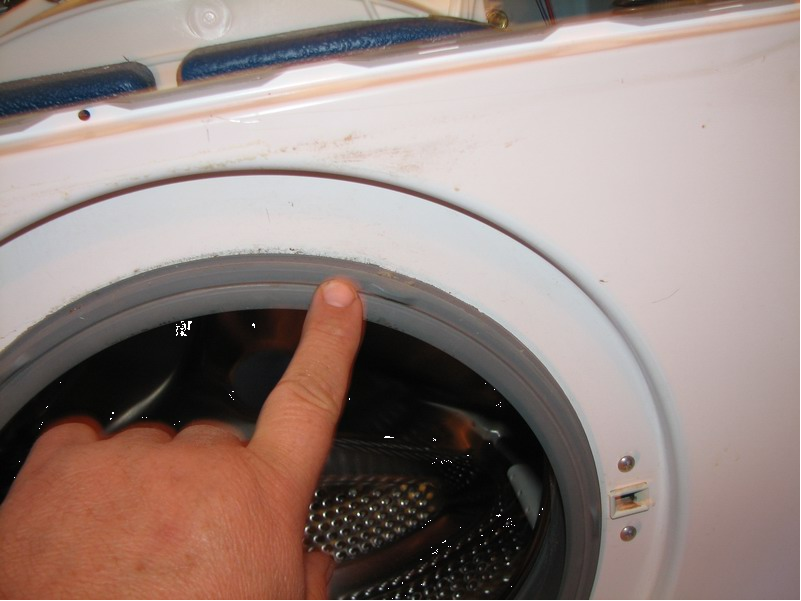 Как снять и одеть резинку с барабана стиральной машины