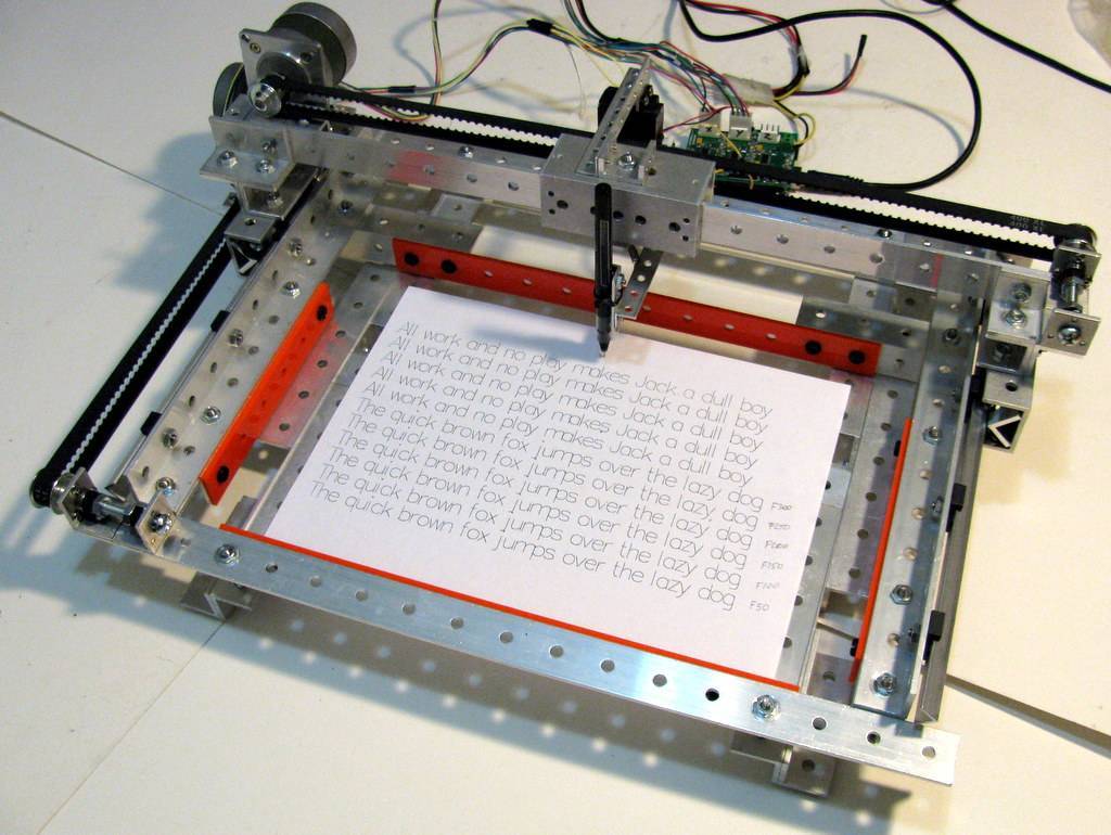 Планшетный печатающий и режущий плоттер своими руками из принтера и dvd-привода