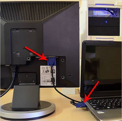 Как подключить монитор к ноутбуку: краткая инструкция