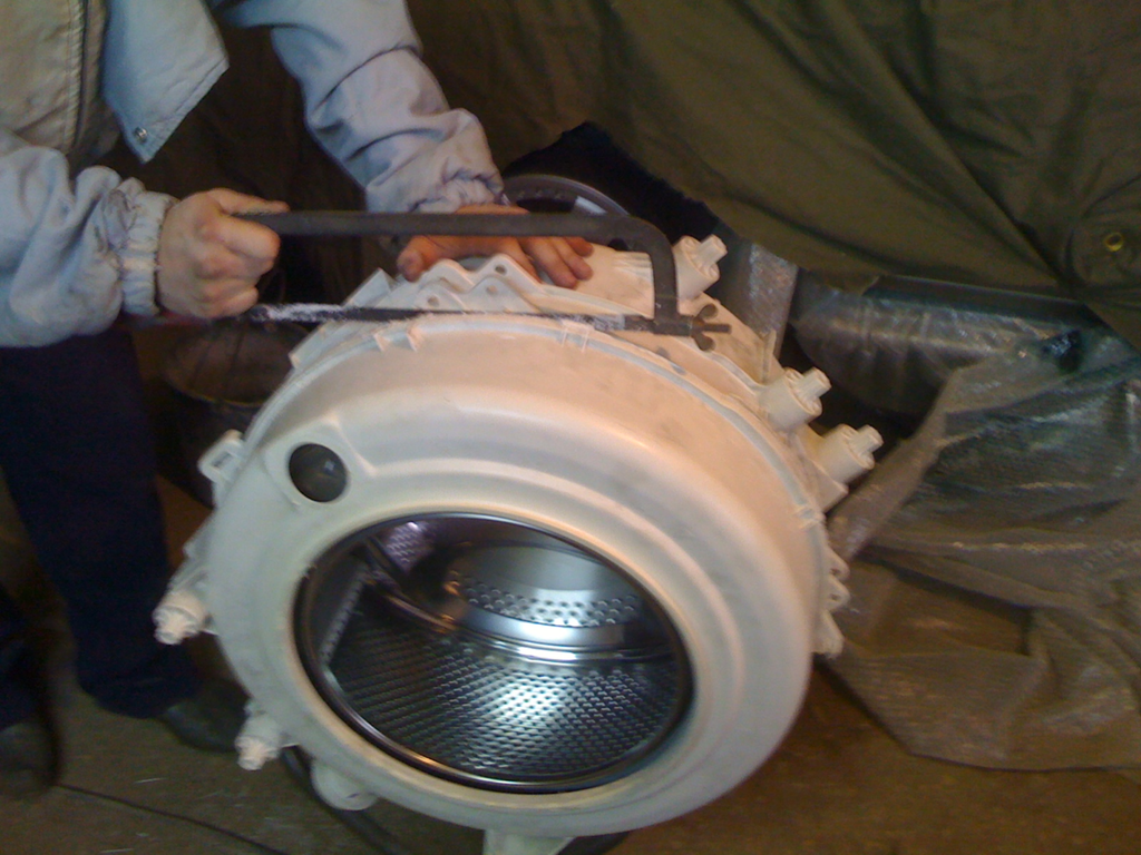 Разборка барабана стиральной машины