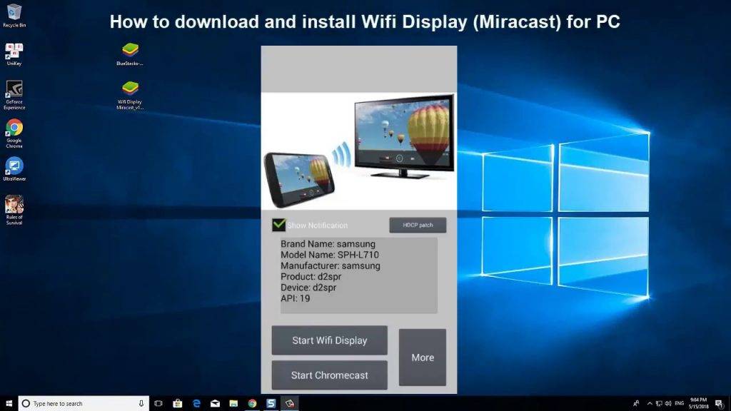 Беспроводной дисплей miracast (widi) в windows 10