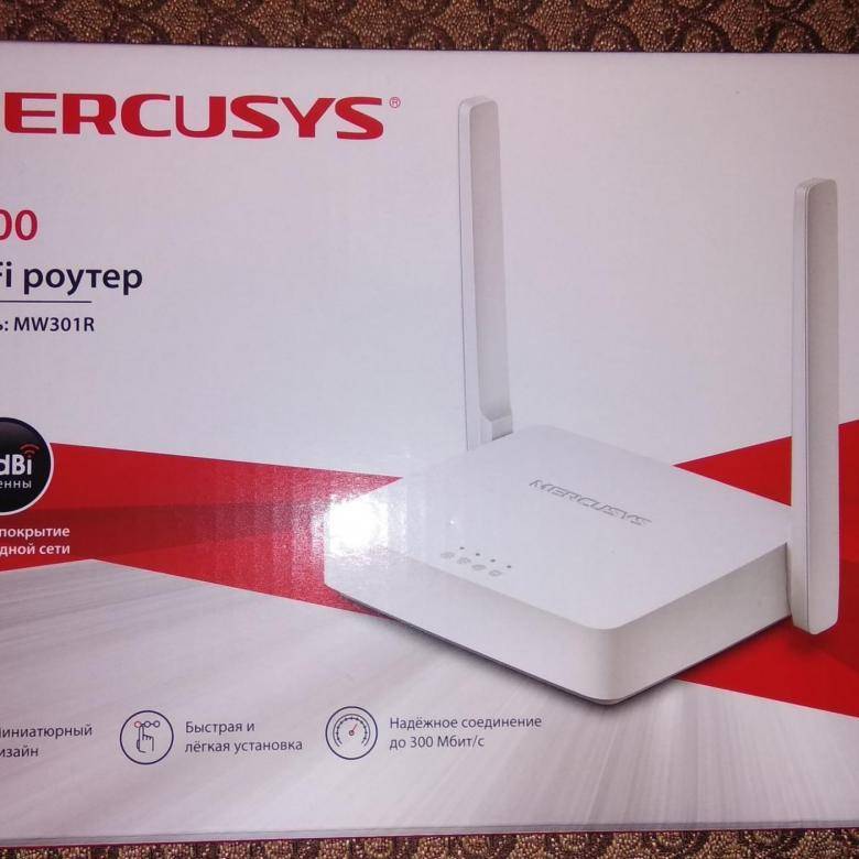 Wi-fi роутер mercusys mw301r | n300