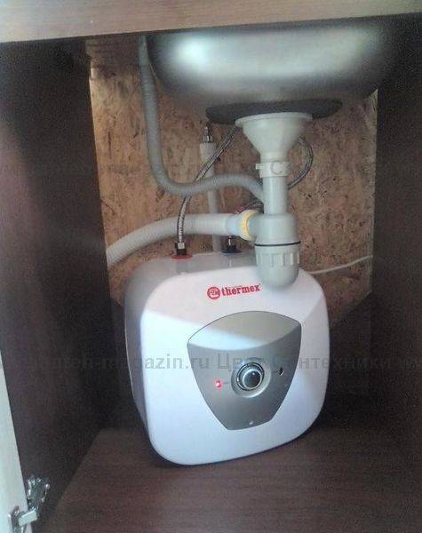 Как установить проточный водонагреватель на кухне