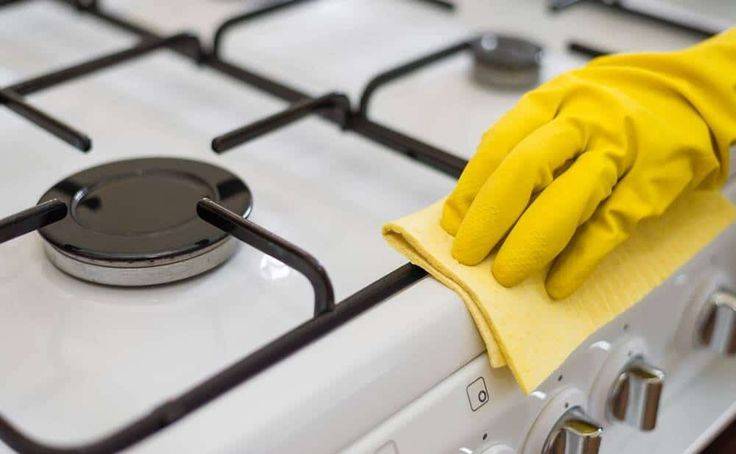 Как очистить газовую плиту от жира и нагара в домашних условиях