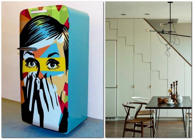 Декор холодильника своими руками: рисунки, наклейки, покраска