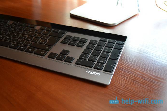 Rapoo wireless ultra-slim touch keyboard e9270p silver usb, купить по акционной цене , отзывы и обзоры.