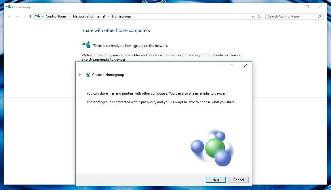 Домашняя группа на windows 10: создание и настройка