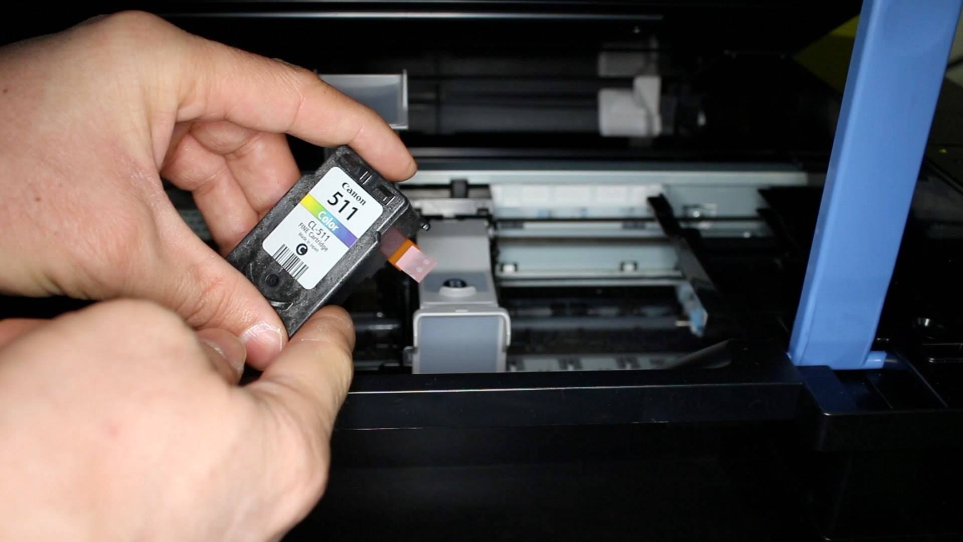 Как правильно вставить картридж в принтер? | ремпринт