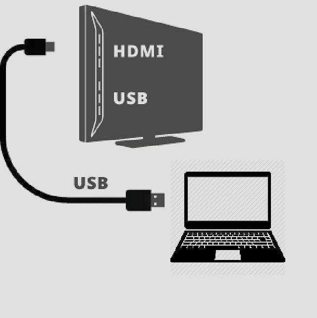 Как вывести изображение с компьютера на ноутбук через hdmi без монитора