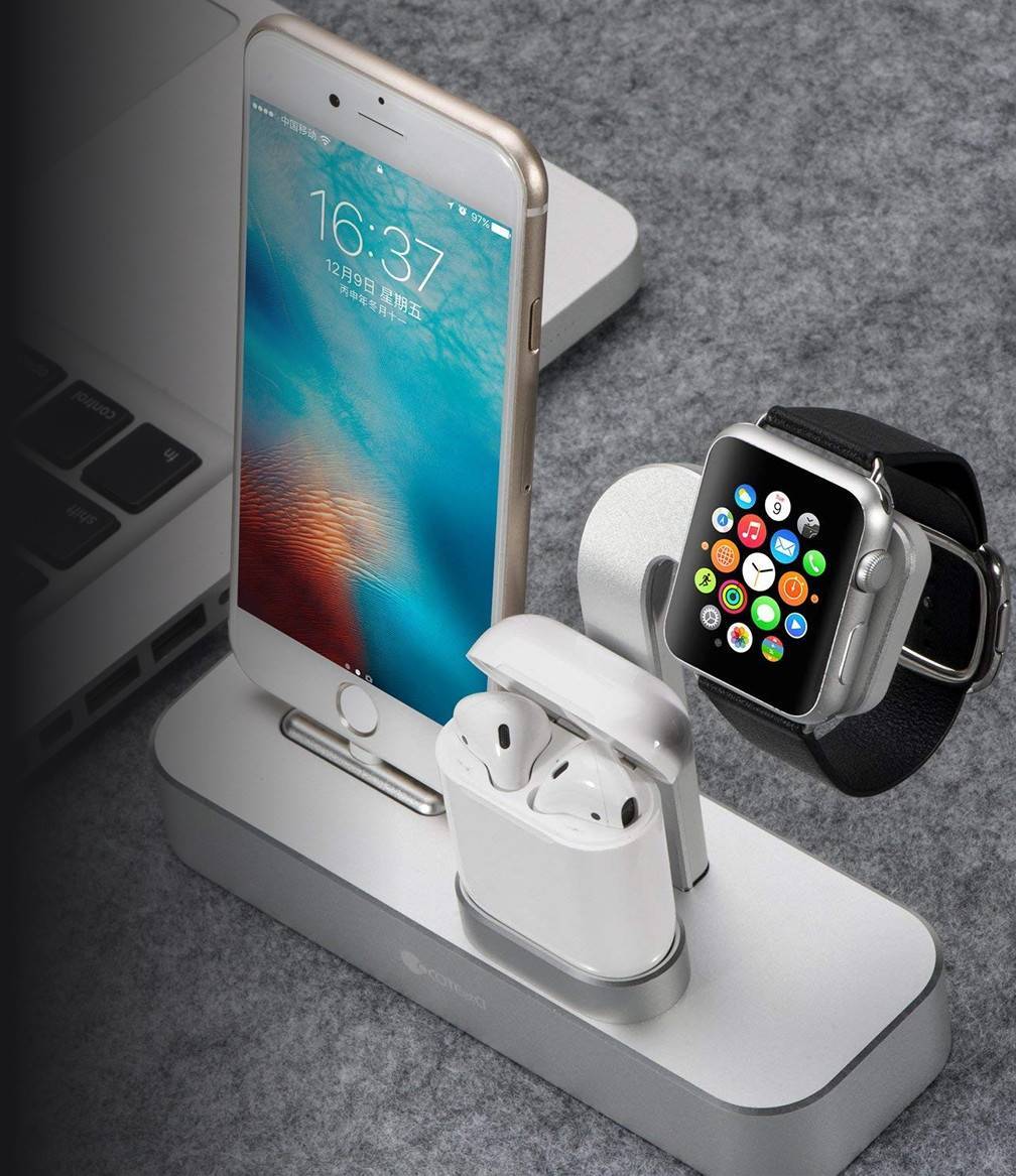 Как зарядить apple watch от айфона?