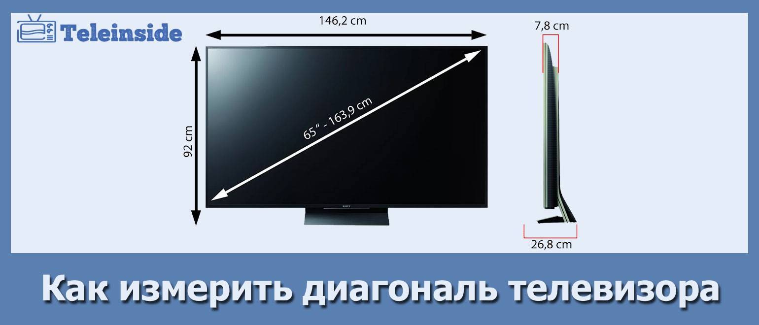 Какие диагонали бывают у телевизоров: измерение и выбор размера при покупке