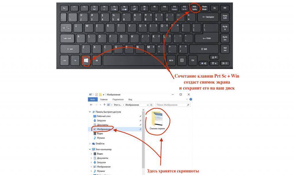 Как сделать скриншот на ноутбуке леново с помощью клавиатуры и сохранить на рабочем столе фото