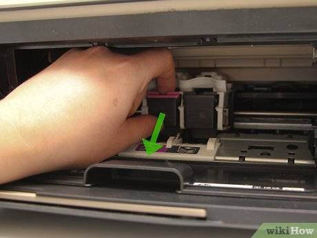 Как вставить картридж в принтер hp